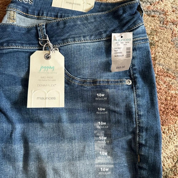 Maurices Distressed Boyfriend Jeans in Blue - Picture 2 of 5